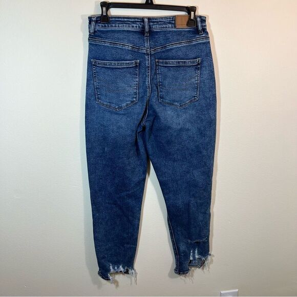 ✨ American Eagle Women’s Blue Highest Rise Mom Jeans 6 - Picture 5 of 11